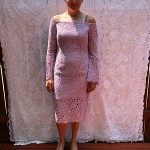 Bardot Lavender Lace Dress